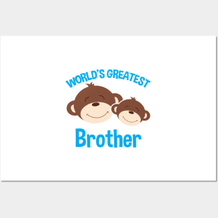 Monkeys Worlds Greatest Brother Posters and Art